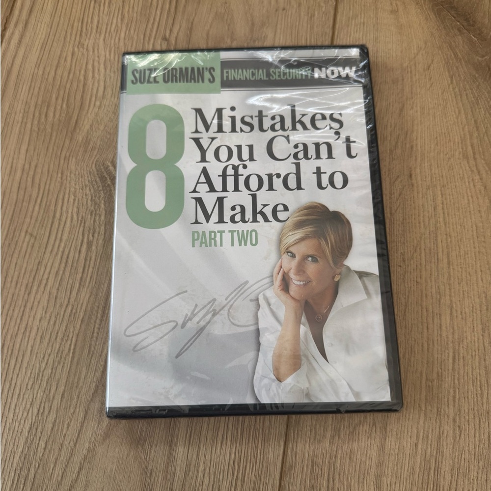 8 Mistakes You Can't Afford to Make, Part Two.  New Sealed Suze Orman